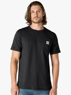 Carhartt Men's Black Force Relaxed Fit Shirt in Large